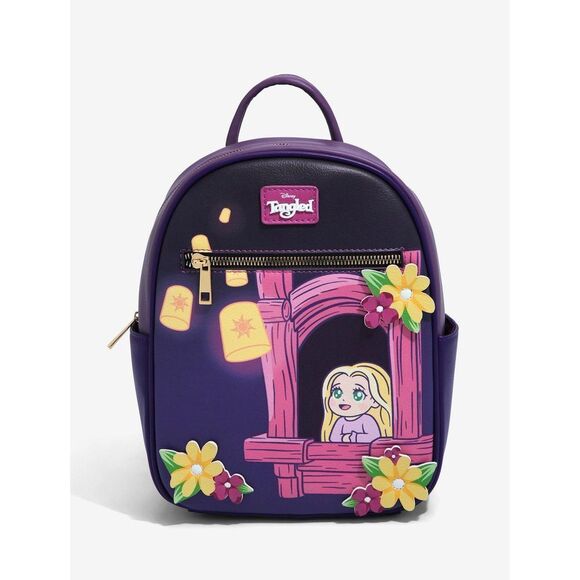 - Disney Tangled chibi Rapunzel mini backpack - Picture 1 of 5